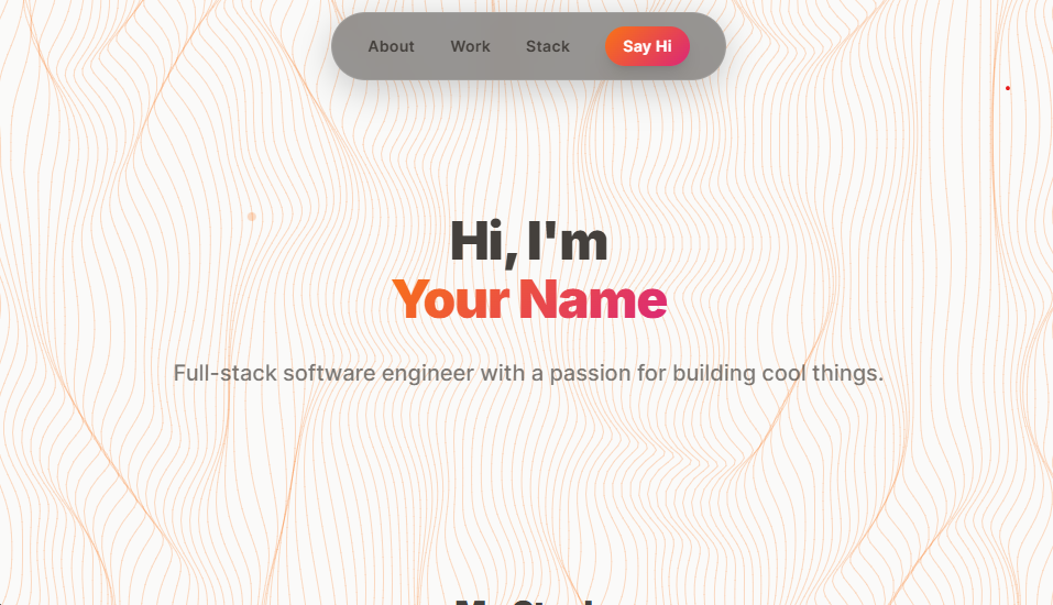 Cozy Sunset Template Preview